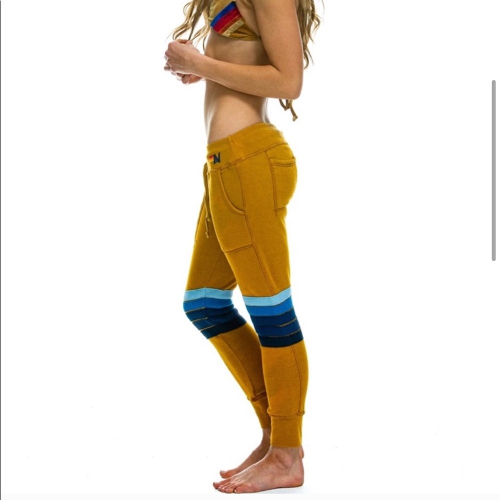 Aviator Nation Moto Stripe Sweatpants